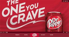 Desktop Screenshot of drpepper.com